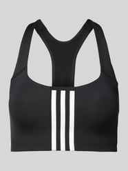 Sport-BH mit labeltypischen Streifen von ADIDAS SPORTSWEAR Schwarz - 1