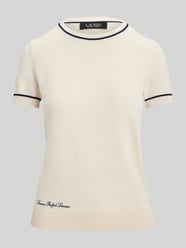 Sweter z dzianiny o kroju regular fit z krótkim rękawem od Lauren Ralph Lauren - 30