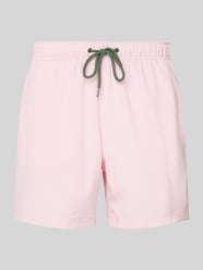 Relaxed Fit Badeshorts mit Logo-Stitching von MCNEAL Pink - 18