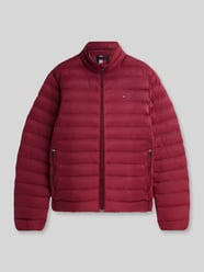 Regular fit gewatteerd jack met gestikt logo van Tommy Hilfiger Bordeaux - 21