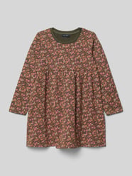Kleid mit floralem Allover-Print von Blue Seven - 16
