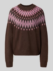 Pullover mit Jacquard-Strickoptik Modell 'FAIR ISLE KNIT' von REVIEW - 24