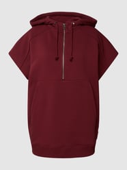 Hoodie im ärmellosen Design von Marc O'Polo Rot - 16