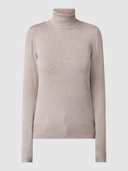 Pullover mit Rollkragen Modell 'Mila' von Saint Tropez Beige - 43