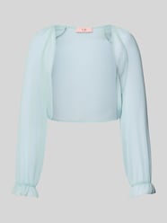 Cocktailjasje van chiffon met korte pasvorm van V.M. - 15