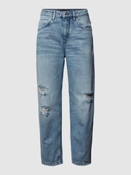 Mom Fit Jeans mit Destroyed-Effekten Modell 'Shelter' von Drykorn - 36