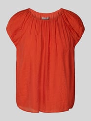 Regular Fit Bluse mit Rundhalsausschnitt von Christian Berg Woman Selection Orange - 47