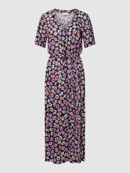 Midikleid aus Viskose mit floralem Muster Modell 'Tara Amber' von Kaffe - 40