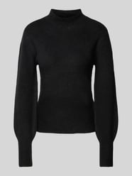 Regular Fit Strickpullover mit Ballonärmeln Modell 'PIPPA' von Vero Moda Schwarz - 20