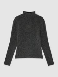 Longsleeve mit Allover-Muster von s.Oliver RED LABEL Schwarz - 35