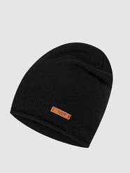 Beanie mit gerolltem Abschluss Modell 'James' von Barts Schwarz - 17