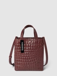 Handtasche mit Strukturmuster Modell 'PAPER' von LIEBESKIND BERLIN Braun - 26