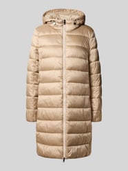 Płaszcz pikowany z kapturem od Marc Cain - 39