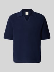 Regular Fit Poloshirt mit V-Ausschnitt von CK Calvin Klein - 3