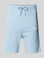 Slim fit sweatpants met labelprint, model 'GORDON' van Jack & Jones - 23
