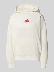 Oversized hoodie met label-stitching model 'MODRA' van PEGADOR Beige - 12