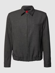 Jacke mit Hahnentrittmuster von HUGO Grau - 22