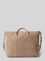 Weekender aus softem Velours-Rindleder von Marc O'Polo Beige - 40