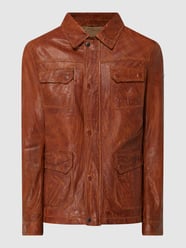Lederjacke aus Lammnappa Modell 'Ricardo' von Milestone Braun - 2