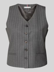 Shaped fit gilet met viscose van Tommy Hilfiger - 48