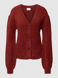 Cardigan mit V-Ausschnitt von Vila Rot - 36