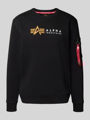 Sweatshirt mit Label-Print von Alpha Industries - 18