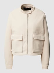 Jacke in unifarbenem Design Modell 'STACEY' von Vero Moda Beige - 9