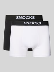 Trunks mit Logo und elastischem Bund im 2er-Pack von SNOCKS - 18