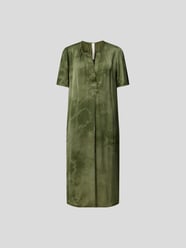 Midikleid in Batik-Optik von Raquel Allegra Grün - 6