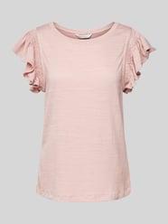 T-Shirt mit Volants von Apricot Pink - 31