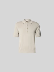 Poloshirt mit gerippten Abschlüssen von Closed Beige - 16