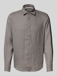 Regular Fit Leinenhemd mit Sportmanschetten von s.Oliver RED LABEL - 2