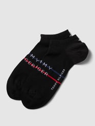 Sneakersocken mit Kontraststreifen von Tommy Hilfiger Schwarz - 48