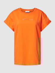 T-Shirt mit Label-Detail von Rich & Royal Orange - 35