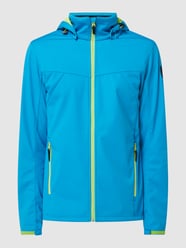 Softshell-Jacke mit abnehmbarer Kapuze - wasserdicht  von Icepeak Blau / Türkis - 15