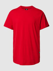 T-shirt met labelprint van G-Star Raw Rood - 19