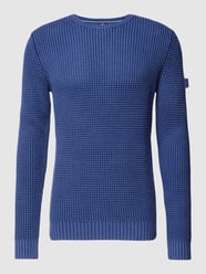 Strickpullover mit Label-Detail Modell 'Hadriano' von JOOP! Jeans Blau - 44