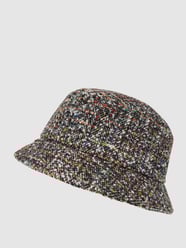 Czapka typu bucket hat z dodatkiem wełny  od Loevenich Czarny - 31