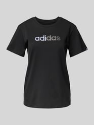 T-Shirt mit Strasssteinbesatz Modell 'Holiday' von ADIDAS SPORTSWEAR Schwarz - 21