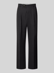 Straight Fit Stoffhose mit Bundfalten von ANNARR - 44