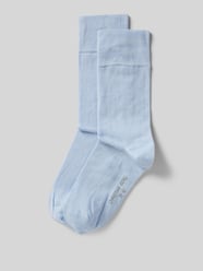 Socken mit Label-Print im 2er-Pack von Christian Berg Men Blau - 18