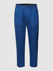 Hose mit Bundfalten Modell 'Chasy' von Drykorn Blau - 28