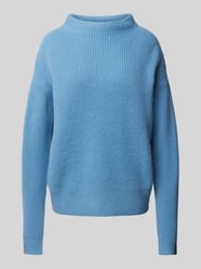 Oversized Strickpullover mit gerippten Abschlüssen von Jake*s Casual Blau - 10