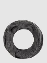 Loop-Schal mit Rippenstruktur  von Esprit Grau / Schwarz - 18