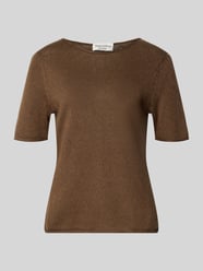Sweter o kroju regular fit z mieszanki bawełny i lnu od Marc O'Polo - 26