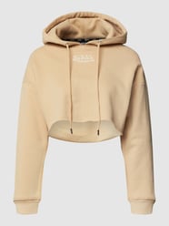 Cropped Hoodie mit Label-Prints Modell 'Munja' von Von Dutch Beige - 43