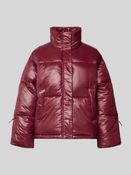 Steppjacke mit Stehkragen Modell 'ALLIE' von Noisy May Bordeaux - 16