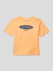 T-Shirt mit Motiv-Print von Mango Orange - 7