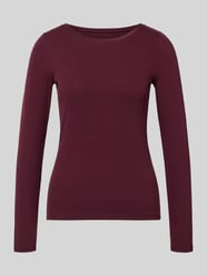 Slim Fit Langarmshirt aus Baumwoll-Mix von Marc Cain Bordeaux - 17