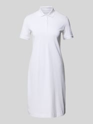 Sukienka polo o długości do kolan z fakturowanym wzorem od Christian Berg Woman - 42